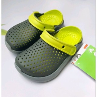 รองเท้าของเด็กลำลองแฟชั่นสไตล์ Crocs LiteRide Clog สุดฮิตน้ำหนักเบาใส่