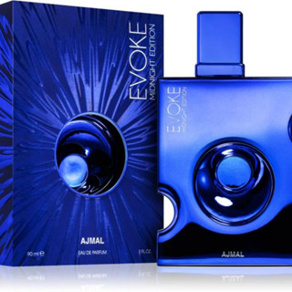 (NEW ) AJMAL EVOKE MIDNIGHT EDITION EDP- 90ML FOR MEN ขวดลึกลับน่าทึ่ง ติดทนนาน หอมรุ่งเช้ายาวถึงเที่ยงคืน*ป้าย สคบ ไทย