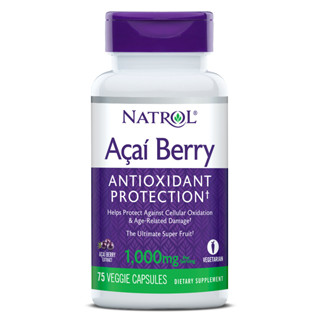 Natrol, Acai Berry, 500 mg, 75 Veggie Caps