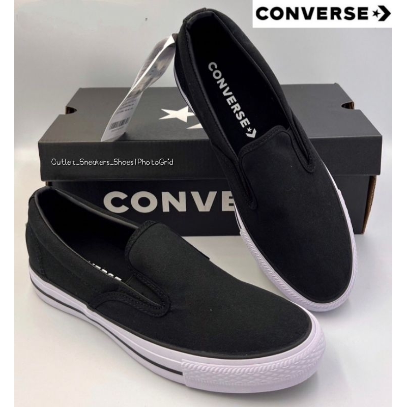 รองเท้า Converse All Star Double Gore Slip Black Unisex ส่งฟรี