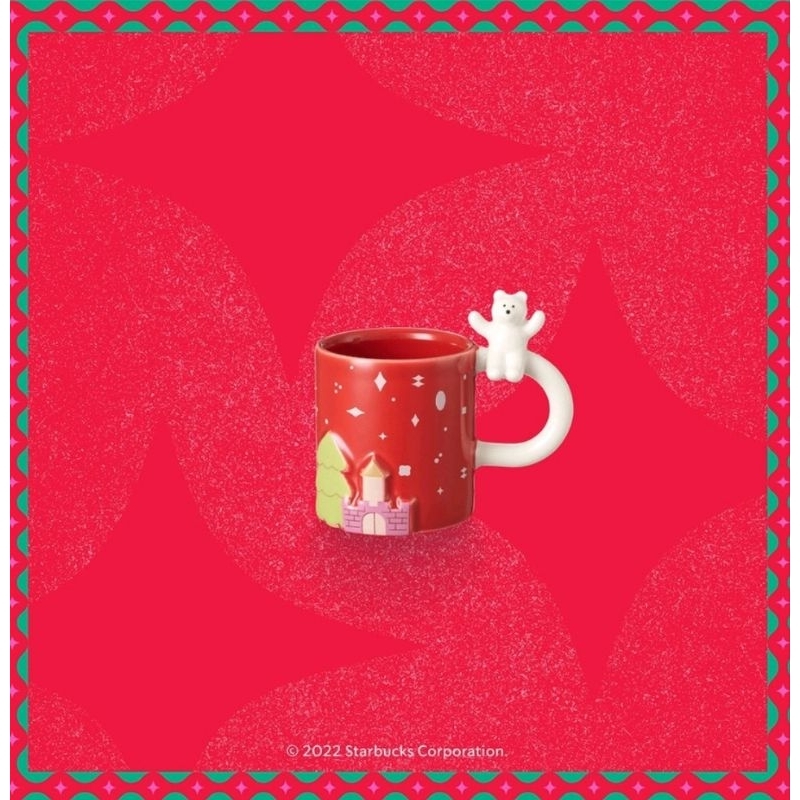 ใหม่ แก้ว Starbucks Holiday toy mug 3oz.