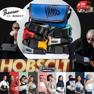 (ส่งฟรี) NFshoes กระเป๋าสะพายข้าง แบรนด์ HOBS (100% Genuine) รุ่น 12Monkey หนัง PU แบบกันน้ำ