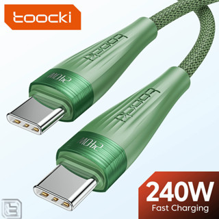 Toocki 240W USB C To USB C สายชาร์จ PD3.1 QC4.0 100W 60W สายดาต้าชาร์จเร็ว สำหรับ Xiaomi POCO Laptop