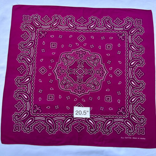 Bandana Japan ผ้าเช็ดหน้า ลายลูกน้ำ โพกผมได้