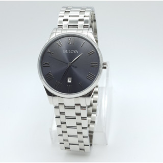 นาฬิกา BULOVA MENS 96B261 QUARTZ GRAY DIAL (สภาพดี)