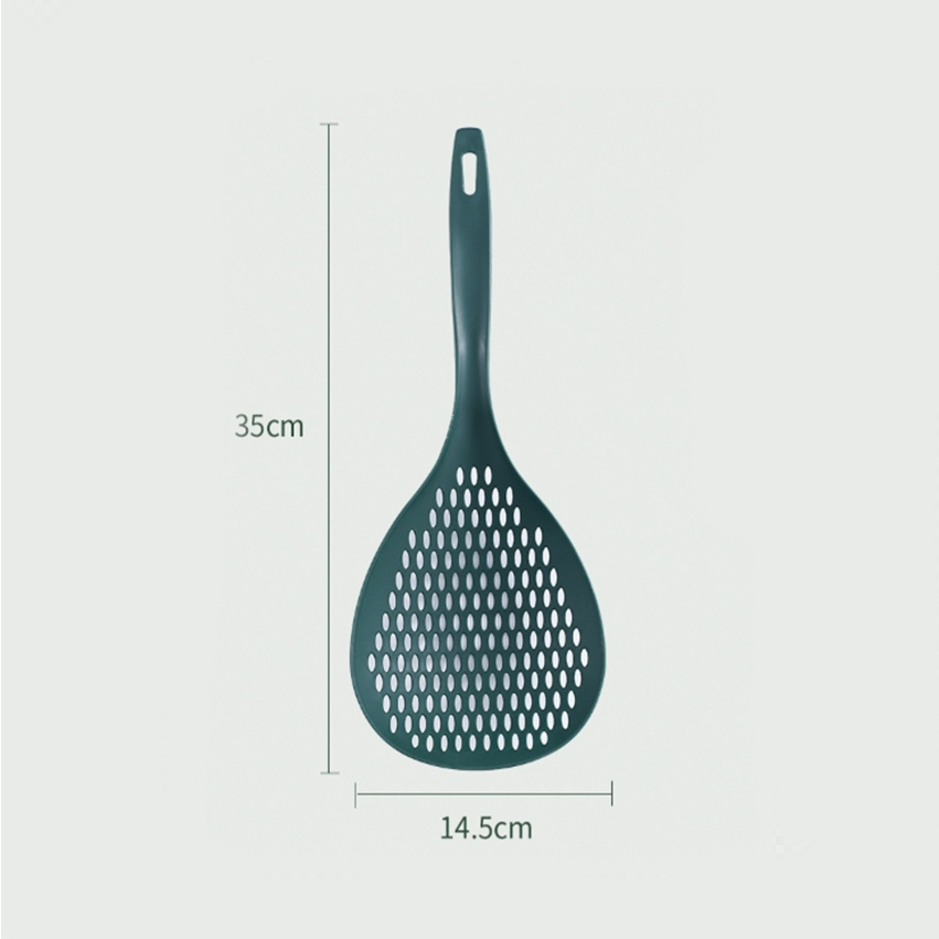 กระชอนตักอาหาร กระชอนลวกก๋วยเตี๋ยว ลูกชิ้น ผัก ช้อนระบายน้ำ กระบวยลวกจิ้มจุ่ม ที่ตักน้ำแข็ง ที่ตักอาหาร ทนความร้อน - รูปที่ 7