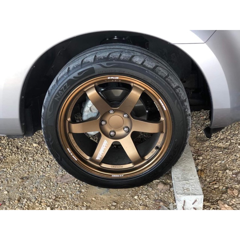 สติกเกอร์ติดแม็กซ์TE37หยอดสี งาน3Mสะท้อนแสง ติดทนทาน 1ชุดติดได้4ล้อ - รูปที่ 4