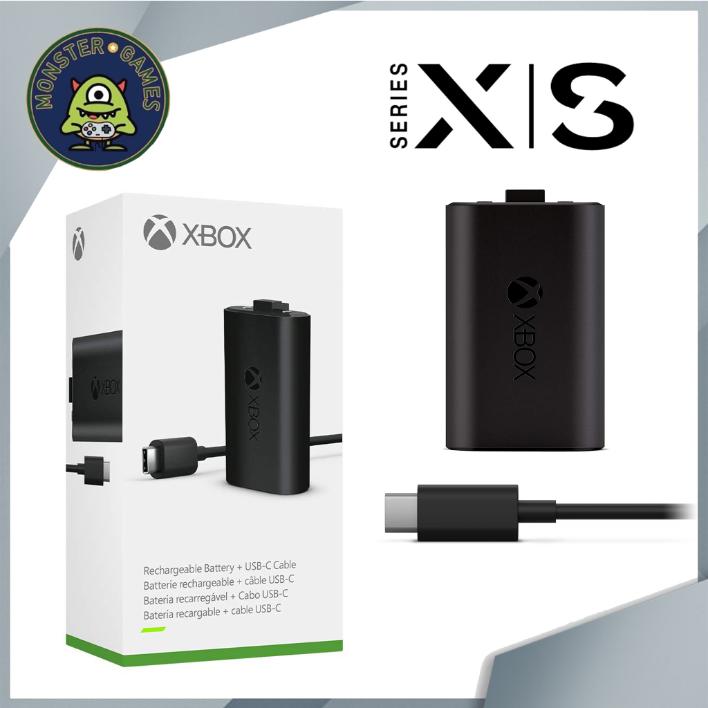 Xbox Rechargeable Battery พร้อมสาย USB-C Cable ใช้กับ Xbox Series X, S ได้ (ถ่านชาร์จจอย Xbox)