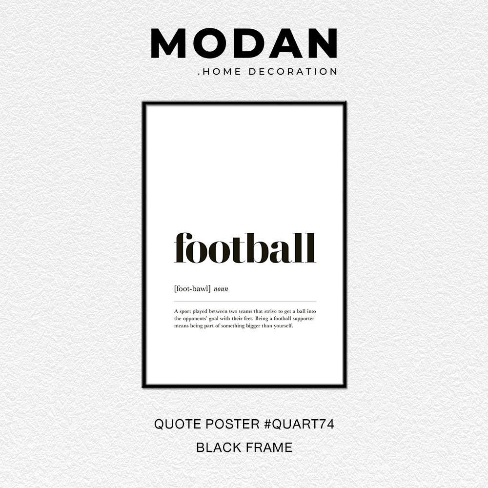 ⚡ พร้อมจำหน่าย ⚡ MODAN ภาพตกแต่งบ้านสไตล์โมเดิร์น QUOTE POSTER ART รหัส QUART74