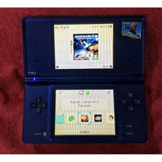 Nintendo dsi สีน้ำเงิน แปลงเล่นผ่านเมม 16G เกมส์เยอะ พร้อมเล่น sn 3260