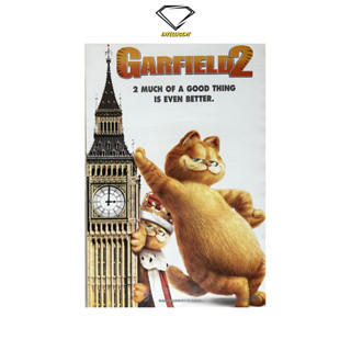 💎Intelligent | โปสเตอร์ Garfield2 | ขนาด 23.5x34.5 นิ้ว | x 1 แผ่น Garfield โปสเตอร์หนัง โปสเตอร์Garfield 2