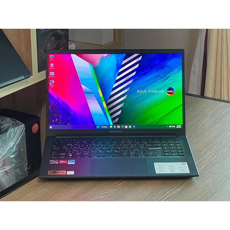 Asus Vivobook Pro 15 OLED D3500QA Ryzen 9 5900HX SSD512GB RAM16GB จอ OLED คียไฟ ประกันศูนย์ยาว