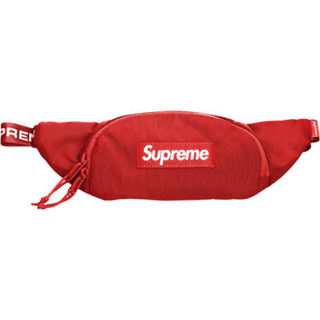 ใหม่พร้อมส่ง ของแท้ กระเป๋า Supreme Small Waist Bag red