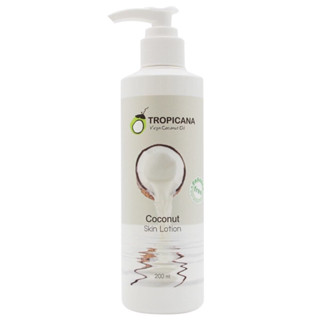 Tropicana Coconut Skin Lotion ทรอปิคานา โลชั่น บำรุงผิว ลดอาการระคายเคือง ผิวชุ่มชื้น ขนาด 200 ml 21221