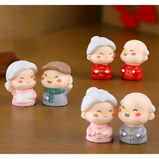 👵(พร้อมส่งในไทย)👴ตุ๊กตา ตา-ยาย ตัวจิ๋ว