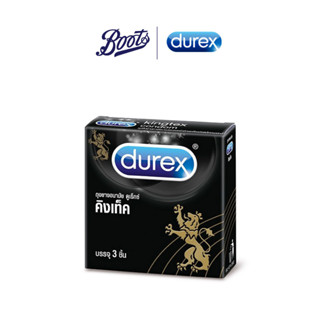 Durex ถุงยางอนามัยดูเร็กซ์ คิงเท็ค (3 ชิ้น)