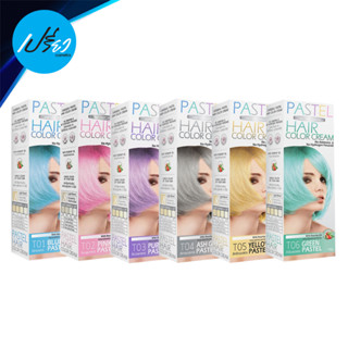 CAREBEAU แคร์บิว พาสเทล แฮร์ คัลเลอร์ ครีม รุ่น T 100 กรัม.CAREBEAU PASTEL HAIR COLOR CREAM T 100 g.(มีให้เลือก6สี)