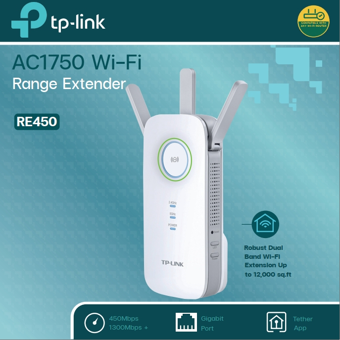 TP-Link RE450 AC1750 Wi-Fi Range Extender