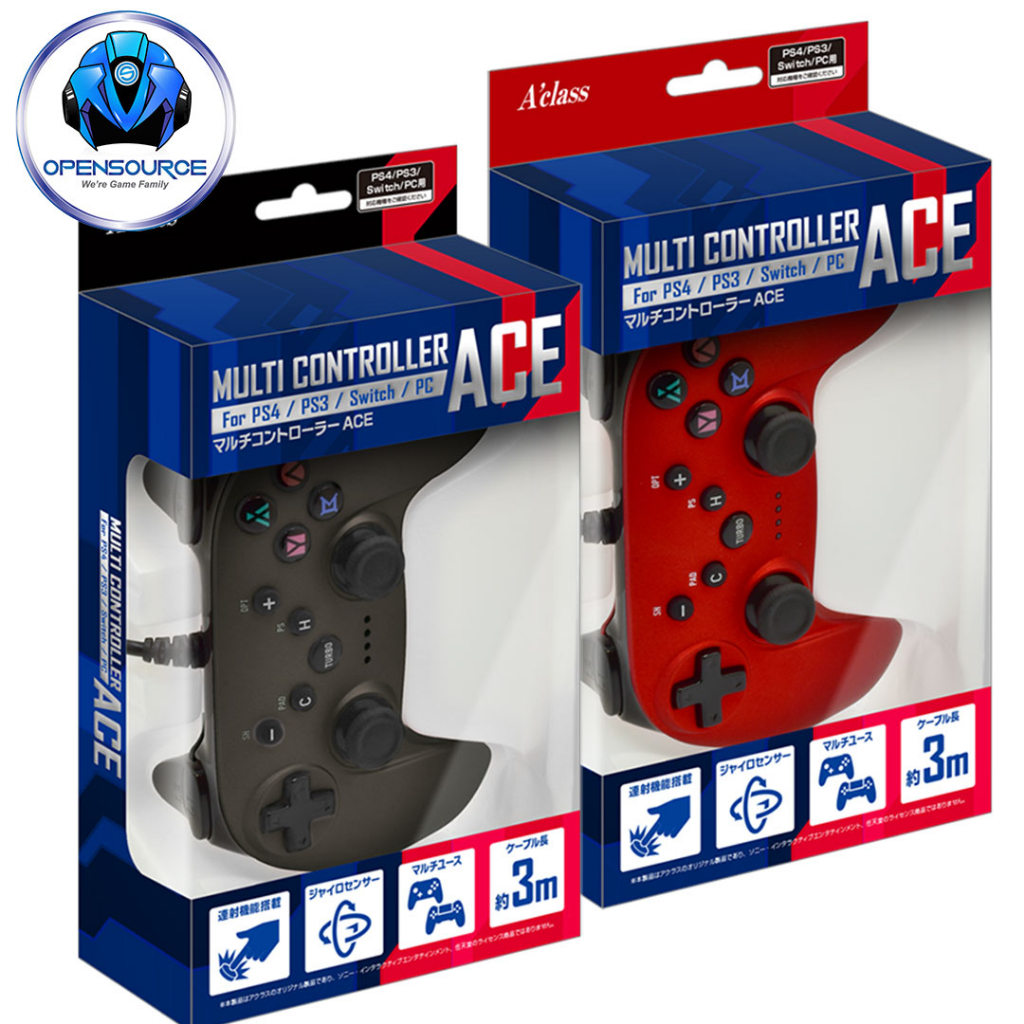 [พร้อมส่ง]Aclass: Multi Controller ACE (Original JP) สำหรับ เครื่องเกม PS4, PS3 &amp; Window Steam PC