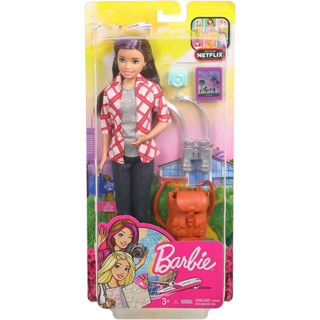 Barbie Travel Skipper Doll ตุ๊กตาบาร์บี้ ทราเวล สคิปเปอร์ นักเดินทางท่องเที่ยว ของแท้