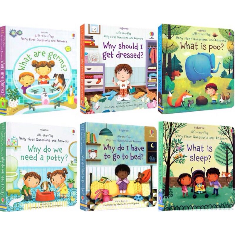(พร้อมส่ง) หนังสือเด็ก Usborne Lift-the-flap 3D Q&A English Reading เด็ก Books หนังสือเด็กภาษาอังกฤษ หนังสืออังกฤษ