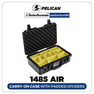 Pelican 1485 Air Carry-On Case With Padded Dividers - Black (ประกันศูนย์ไทย) กล่องกันน้ำกันกระเเทก