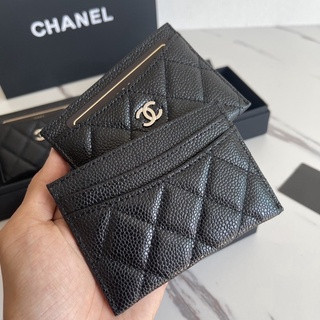 CHANEL CARD HOLDER CAVEAR 💛        เป็นกระเป๋าใส่การ์ดหรือใส่แบงค์รุ่นใหม่