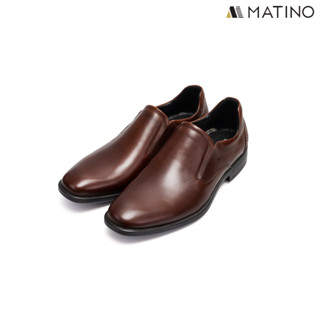 MATINO SHOES รองเท้าชายคัทชูหนังแท้ซับหนังแกะ รุ่น SF/B 0420 -BROWN