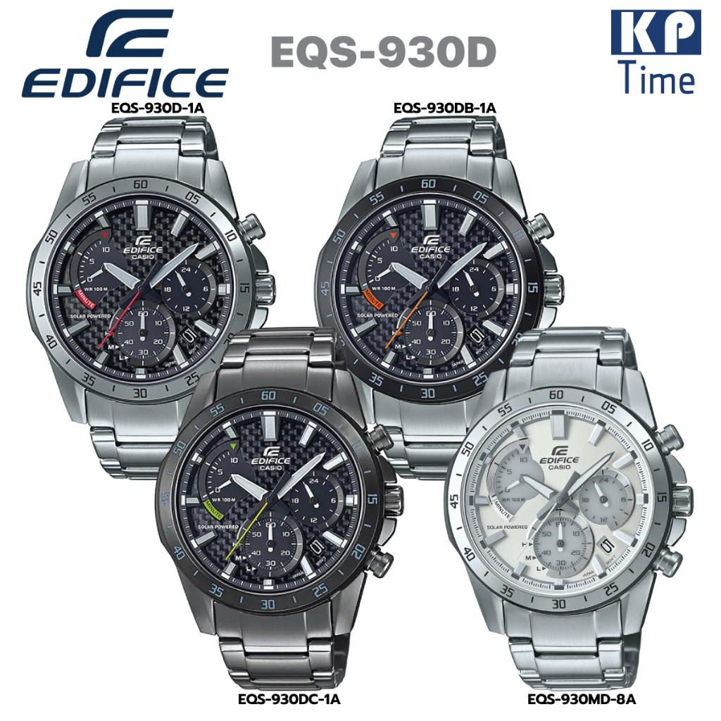 Casio Edifice Solar นาฬิกาข้อมือผู้ชาย รุ่น EQS-930D ของแท้ประกันศูนย์ CMG