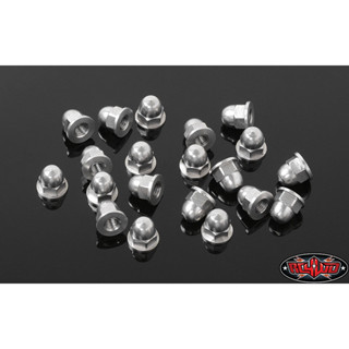 น๊อตร ถบังคบรถสเกล Z-S1722 : RC4WD M3 FLANGED ACORN NUTS (SILVER)