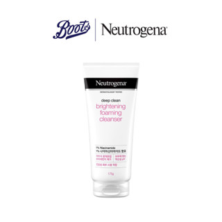 Neutrogena Deep Clean Brightening Foaming Cleanser  175G นูโทรจีนา ดีพ คลีน ไบรท์เทนนิ่ง โฟมมิ่ง คลีนเซอร์ 175กรัม