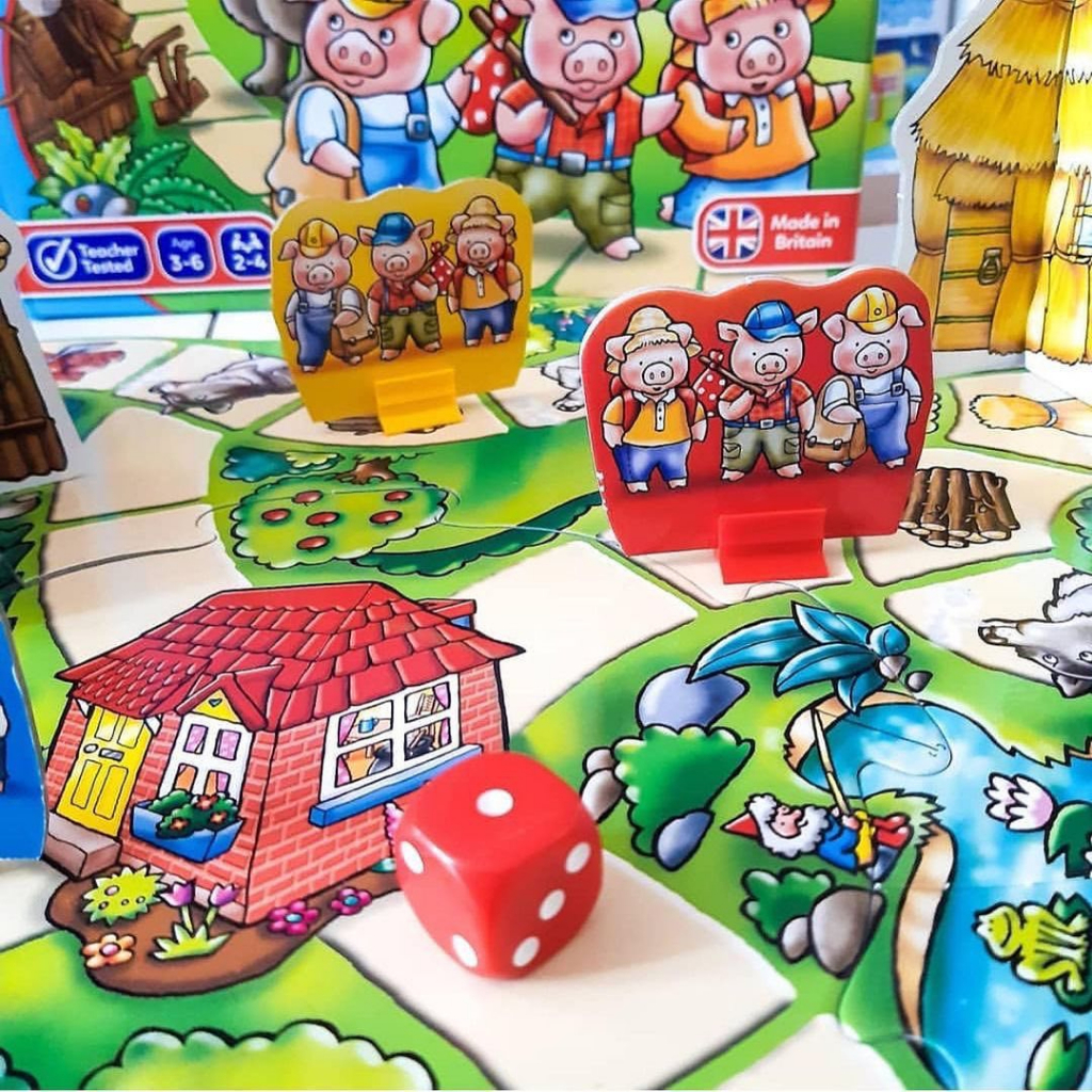 ORCHARD TOYS, Three Little Pigs บอร์ดเกมเด็ก 3-6 ปี เกมสำหรับครอบครัว ลิขสิทธิ์แท้จากอังกฤษ - รูปที่ 3