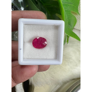 Lab created Ruby 10x8mm 1 pieces 3.25 carats