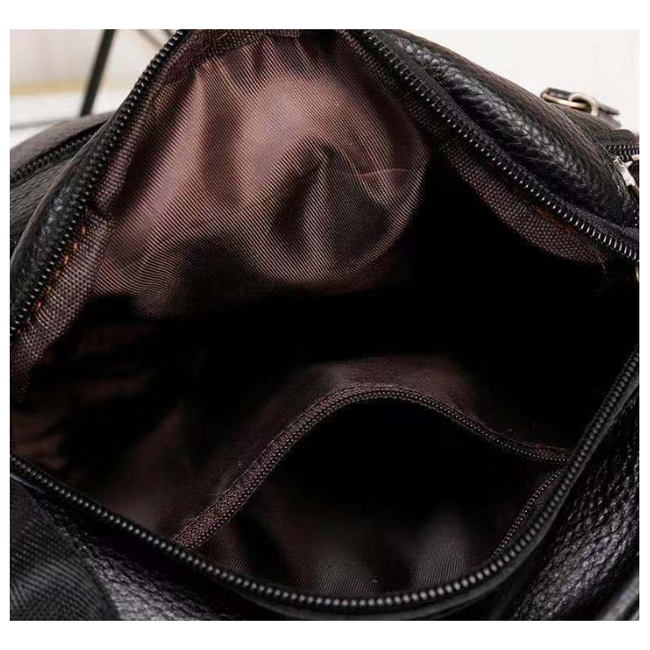 กระเป๋าสะพายข้าง Messenger Bag  หนังแท้ 100%     พร้อมส่ง !!  รุ่นSPB01