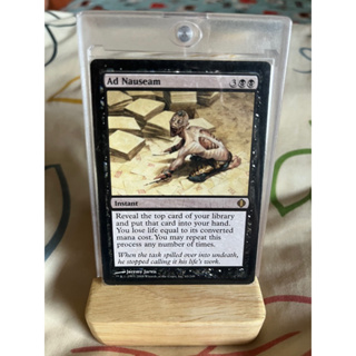 การ์ด MTG Ad Nauseam Black EDH Commander Magic the gathering รุ่น Alara สภาพ Ex-Nm