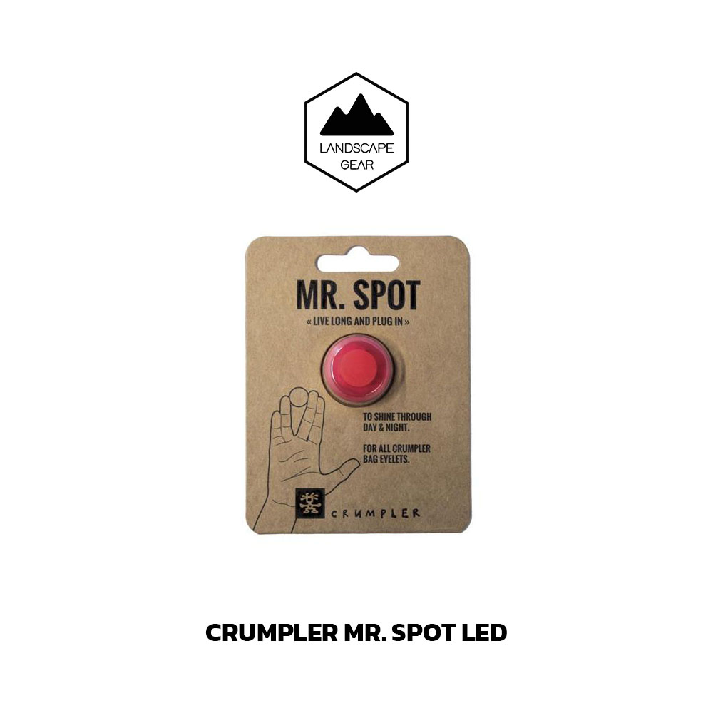 Crumpler ไฟ LED สำหรับติดกระเป๋ากล้อง รุ่น Mr.Spot สีแดง
