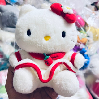 #ตุ๊กตา #เฮลโหล #คิตตี้ #มีเม็ดถ่วง #6นิ้ว #ป้าย #Sanrio Smiles #Hello #Kitty #สภาพสมบูรณ์ #สภาพ95% #ราคาในเว็บสูง