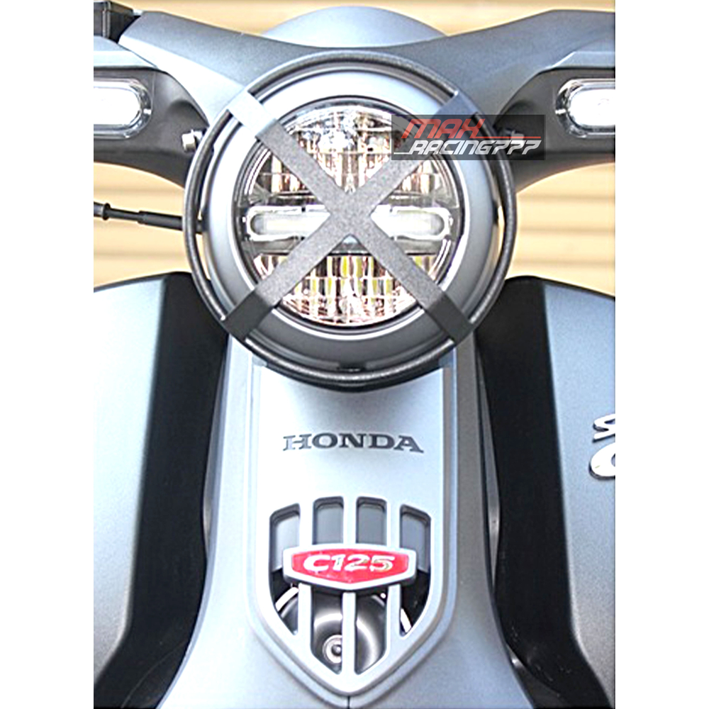 การ์ดไฟหน้าแต่งหรับ Honda C125 ของแท้จากร้าน MOTION J