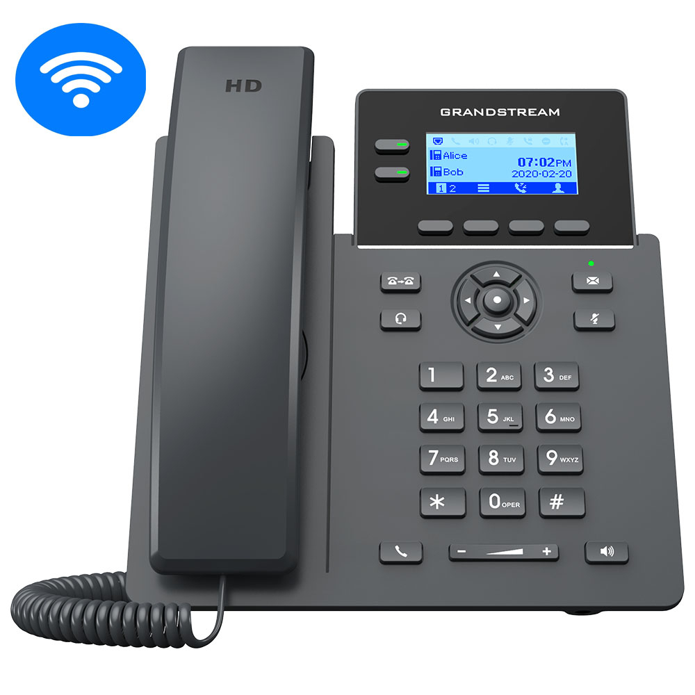 GRP2602W GrandStream- 2 lines, and 4 SIP accounts Essential IP Phone ออกใบกำกับภาษีได้