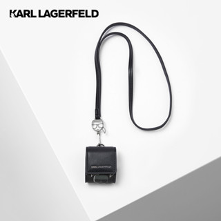 KARL LAGERFELD - K/IKONIK MONOGRAM AIRPODS CASE 230W3239 เคสหูฟังไร้สาย