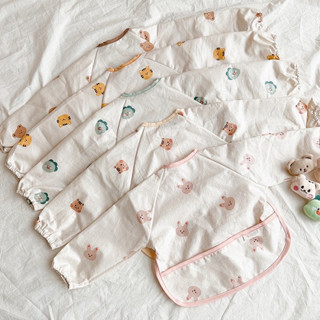 พร้อมส่ง 🧸🧸  เสื้อคลุมทานข้าวสำหรับเด็ก 6 เดือนขึ้นไป