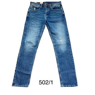 LEVIS® MENS 502™ กางเกงยีนส์ขายาวผู้ชาย 502 ทรง Regular Taper รุ่น 29507-0201/W32L30