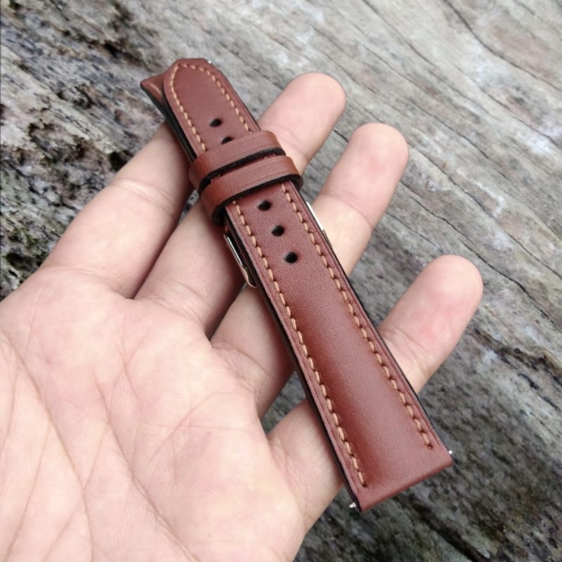 สายนาฬิกาหนังแท้ HANDMADE ขนาด_18มม 20มม 22มม​ 24มม​ (Classic_leather)