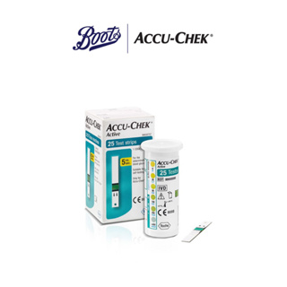 Accu-check แถบตรวจน้ำตาล แอคคิว-เช็ค แอคทีฟ ขนาด 25 ชิ้น