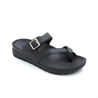 SCHOLL Hera Bioprint Sandals Black รองเท้าแตะ เพื่อสุขภาพ ผู้หญิง สกอล์ แท้