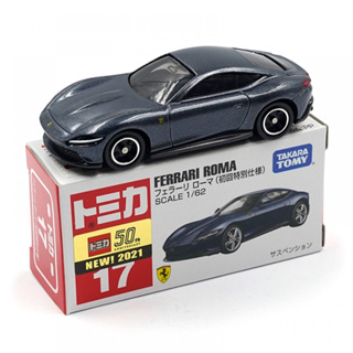 TAKARA TOMY TOMICA 1/62 FERRARI ROMA BLACK BOX No.17 FIRST LIMITED EDITION DIECAST SCALE MODEL CAR