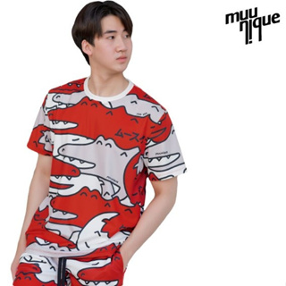 MUUNIQUE JP.T-shirt เสื้อยืด รุ่น New Red Crocodile