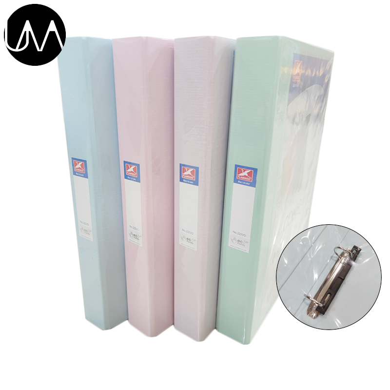 FLAMINGO แฟ้ม 2 ห่วง สัน 1.5 นิ้ว / 3.5cm ขนาด A4 ฟลามิงโก้ 222V แฟ้มสีพาสเทล 222VD PASTEL