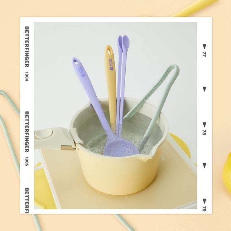 ( พร้อมส่ง ) Better Finger Silicone Kitchen Tool Series ชุดอุปกรณ์ทำอาหาร อุปกรณ์ปรุงอาหารคุณภาพ พรีเมี่ยม ทั้งหมด 4 แบบ