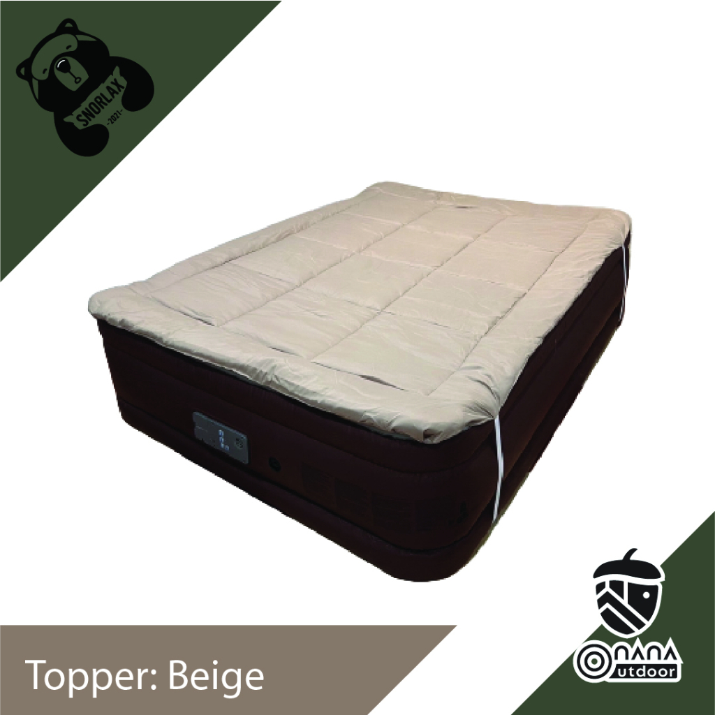 Snorlax Topper เตียงลม bestway intex อุปกรณ์เสริมความนุ่มเตียงลม ที่นอนเป่าลม เบสเวย์ อินเทค 5 ฟุต